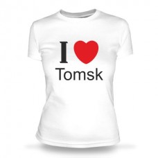 Футболка I love Tomsk (2)